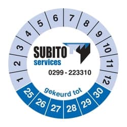 Nen 3140 keuring sticker